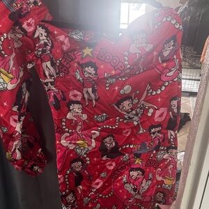 Betty Boop Kids Costume - Vibrant Red and Yellow